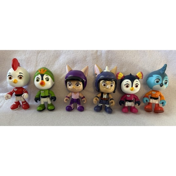 Top Wing Toys Figures Rod Brody Penny Swift Polly Collectible Set of 6 - Picture 3 of 4